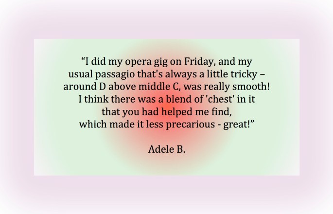Adele testimonial