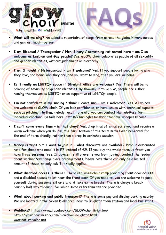 GLOW Autumn Winter 2018 FLIER SIDE B pic