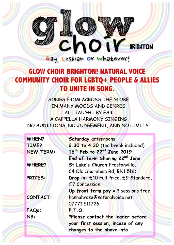 GLOW FLIER SPRING SUMMER 2019 FRONT